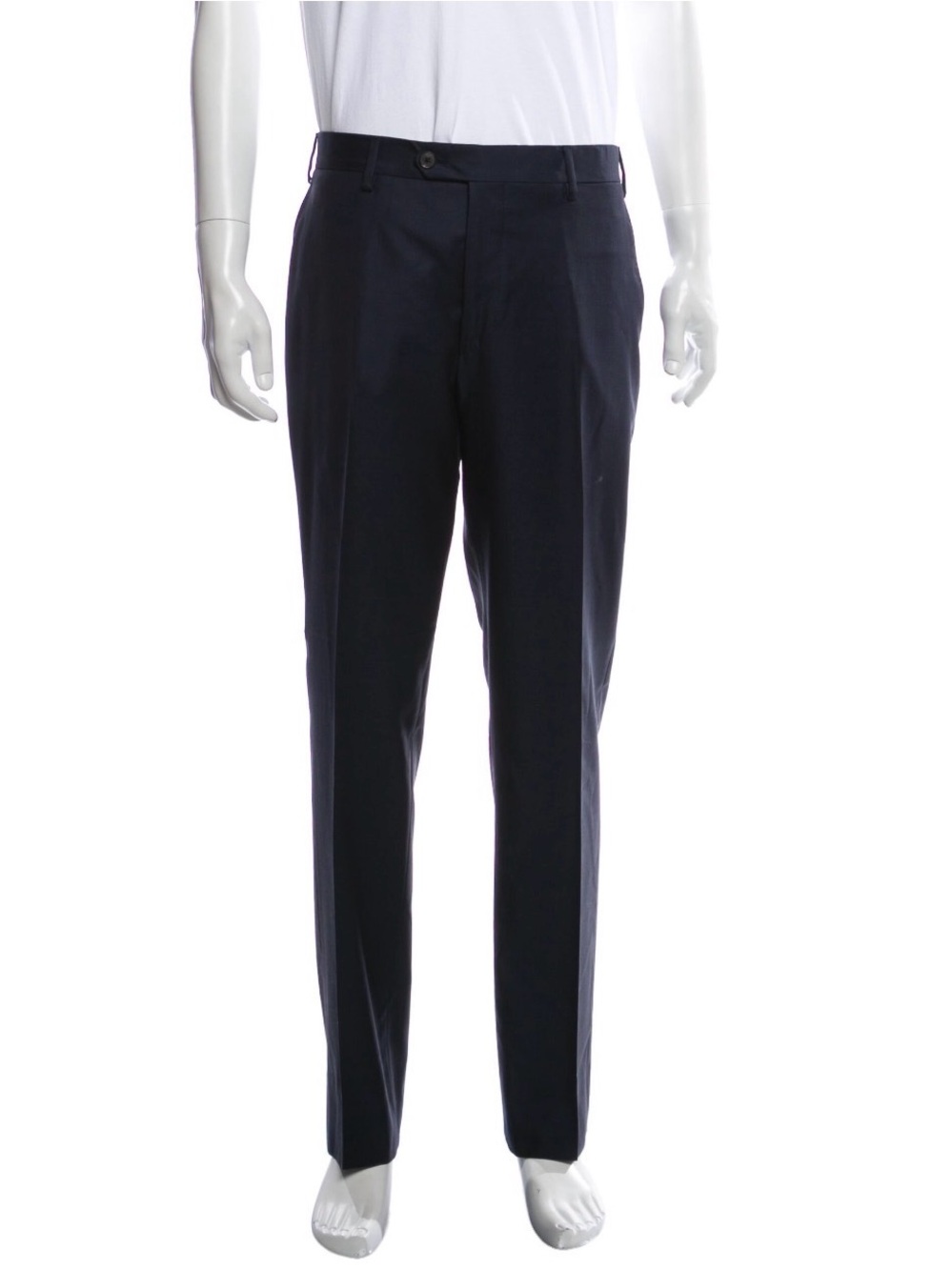 Salvatore Ferragamo Navy Single-Breasted Wool Suit - Picture 5 of 6